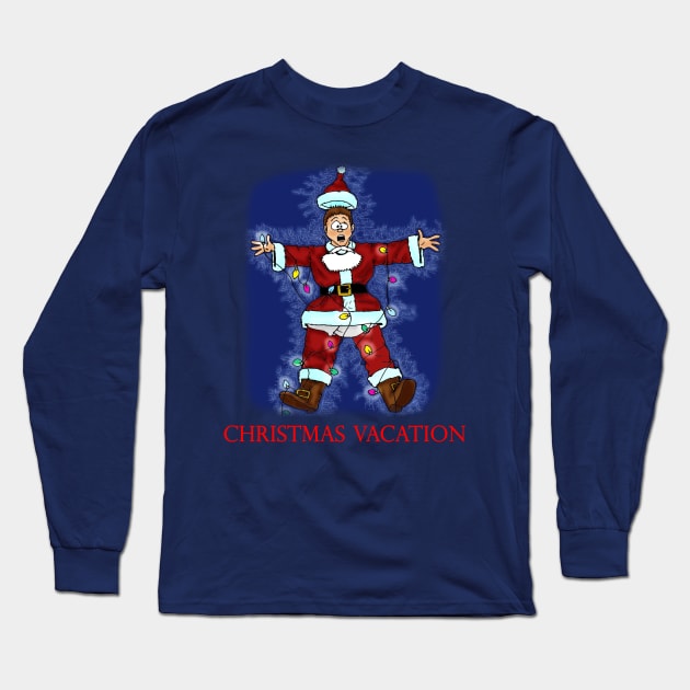 Clark Griswold's Christmas Vacation Long Sleeve T-Shirt by tooner96